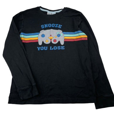 Boys Anko, cotton long sleeve pyjama top, gaming, GUC, size 12,  