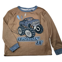 Load image into Gallery viewer, Boys Cotton On, soft feel long sleeve pyjama top, monster truck, EUC, size 6,  