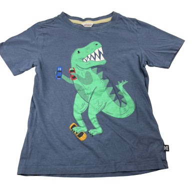 Boys Milkshake, cotton tee / top, dinosaur (cracked print), FUC, size 7,  