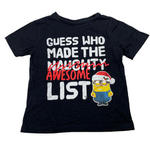 Load image into Gallery viewer, Unisex Minions, cotton Christmas tee / top, GUC, size 3,  