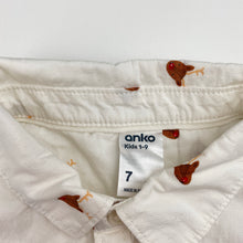 Load image into Gallery viewer, Boys Anko, cotton Christmas short sleeve shirt, EUC, size 7,  