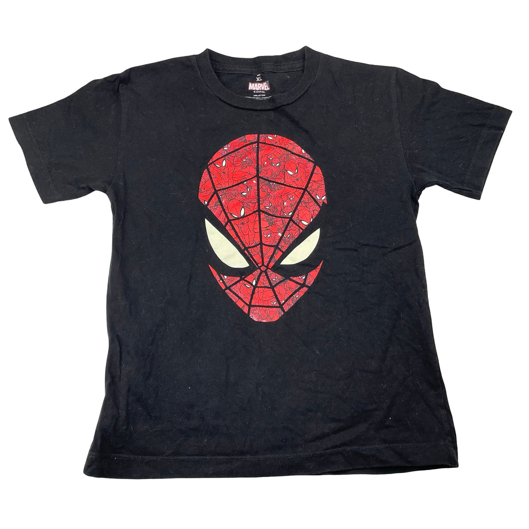 Boys MARVEL, SPIDERMAN cotton tee / top, size XL, armpit-armpit: 35cm, GUC, size 7-8,  