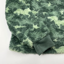 Load image into Gallery viewer, Boys Lily &amp; Dan, camo print fleece pyjama top, GUC, size 7,  