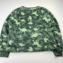 Load image into Gallery viewer, Boys Lily &amp; Dan, camo print fleece pyjama top, GUC, size 7,  