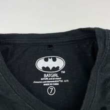 Load image into Gallery viewer, Girls DC Comics, BATGIRL tee / top (wash fade), FUC, size 7,  