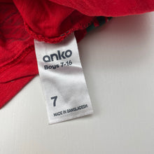 Load image into Gallery viewer, Boys Anko, cotton Christmas tee / top, GUC, size 7,  