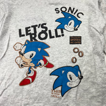 Load image into Gallery viewer, Boys SONIC, long sleeve pyjama top (wash fade), FUC, size 3-4,  