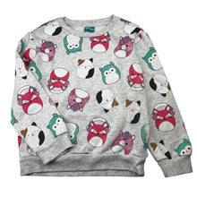 Load image into Gallery viewer, Girls SQUISHMALLOWS, fleece-lined sweater / jumper (wash fade), FUC, size 9,  