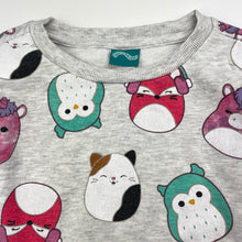 Load image into Gallery viewer, Girls SQUISHMALLOWS, fleece-lined sweater / jumper (wash fade), FUC, size 9,  
