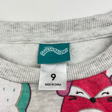 Load image into Gallery viewer, Girls SQUISHMALLOWS, fleece-lined sweater / jumper (wash fade), FUC, size 9,  
