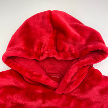 Load image into Gallery viewer, Boys H&amp;M, SPIDERMAN fleece hoodie sweater, no size, arpit-armpit: 34cm, shoulder-cuff: 38cm (small fix in hood lining), GUC, size 5-6,  