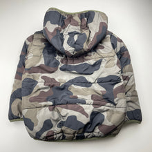 Load image into Gallery viewer, Boys Target, camo print hooded jacket / coat, GUC, size 3,  