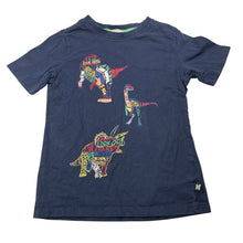 Load image into Gallery viewer, Boys Milkshake, navy cotton tee / top, dinosaurs, GUC, size 7,  