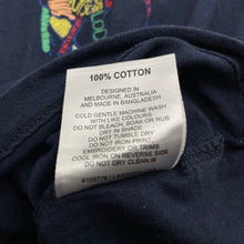 Load image into Gallery viewer, Boys Milkshake, navy cotton tee / top, dinosaurs, GUC, size 7,  