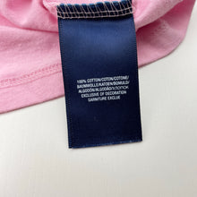 Load image into Gallery viewer, Girls RALPH LAUREN, pink cotton tee / top, EUC, size 6,  