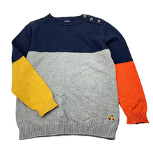 Load image into Gallery viewer, Boys Next, knitted cotton sweater / jumper, car, EUC, size 5-6,  