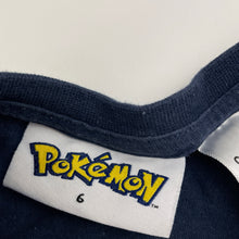 Load image into Gallery viewer, Boys Nintendo, POKEMON cotton pyjama top, GUC, size 6,  