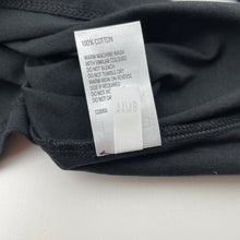 Load image into Gallery viewer, Girls Clothing &amp; Co, black cotton tee / top, dog, EUC, size 8,  