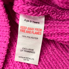 Load image into Gallery viewer, Girls MATALAN, cropped knit sweater / jumper, GUC, size 9,  