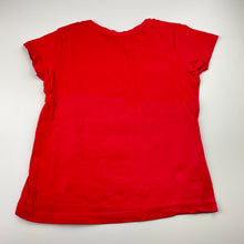Load image into Gallery viewer, Girls Mango, red cotton tee / top, GUC, size 8,  