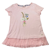 Load image into Gallery viewer, Girls Tutu's &amp; Tambourines, embroidered cotton tee / top, EUC, size 9,  
