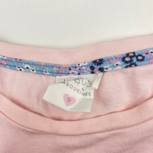 Load image into Gallery viewer, Girls Tutu's &amp; Tambourines, embroidered cotton tee / top, EUC, size 9,  