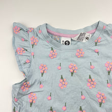 Load image into Gallery viewer, Girls KID, floral organic cotton pyjama top, EUC, size 5,  