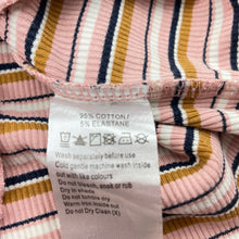 Load image into Gallery viewer, Girls Eve's Sister, striped ribbed tee / top, FUC, size 4,  