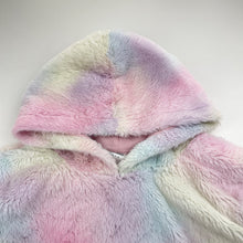 Load image into Gallery viewer, Girls Anko, lined pastel fleece hoodie sweater, GUC, size 6,  