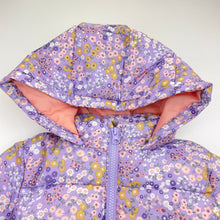 Load image into Gallery viewer, Girls Target, floral puffer jacket / coat, EUC, size 4,  