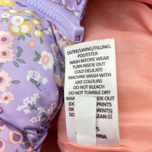 Load image into Gallery viewer, Girls Target, floral puffer jacket / coat, EUC, size 4,  