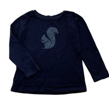 Load image into Gallery viewer, Girls Anko, navy cotton long sleeve tee / top, GUC, size 4,  