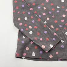Load image into Gallery viewer, Girls KID, ribbed floral organic cotton blend top, EUC, size 7,  