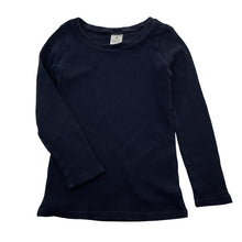 Load image into Gallery viewer, Unisex Target, navy waffle organic cotton long sleeve top, GUC, size 6-8,  