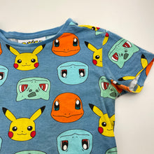 Load image into Gallery viewer, Unisex Nintendo, POKEMON cotton tee / top (wash fade), FUC, size 8,  
