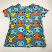 Load image into Gallery viewer, Unisex Nintendo, POKEMON cotton tee / top (wash fade), FUC, size 8,  