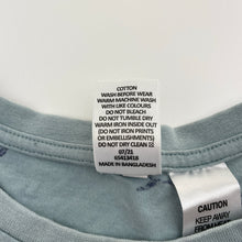 Load image into Gallery viewer, Boys Target, organic cotton pyjama tee / top, whales, FUC, size 7,  
