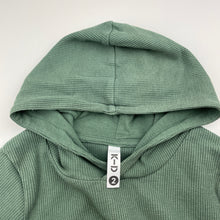 Load image into Gallery viewer, Boys KID, khaki waffle long sleeve hooded top, EUC, size 2,  