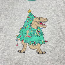 Load image into Gallery viewer, Boys Cotton On, stretchy Christmas pyjama top, dinosaur, GUC, size 6,  