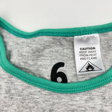 Load image into Gallery viewer, Boys Cotton On, stretchy Christmas pyjama top, dinosaur, GUC, size 6,  