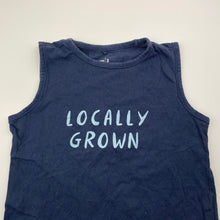 Load image into Gallery viewer, Boys Anko, navy cotton singlet / tank top, EUC, size 3,  