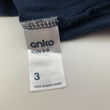 Load image into Gallery viewer, Boys Anko, navy cotton singlet / tank top, EUC, size 3,  