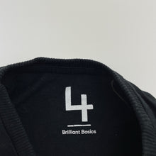 Load image into Gallery viewer, Boys Brilliant Basics, black cotton long sleeve top, EUC, size 4,  