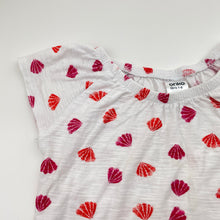 Load image into Gallery viewer, Girls Anko, cotton tee / top, seashells, GUC, size 7,  