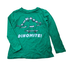 Load image into Gallery viewer, Boys Anko, cotton long sleeve tee / top, dinosaur, EUC, size 4,  
