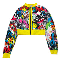 Load image into Gallery viewer, Girls KINETIC CREATIONS, Hip Hop dance costume zip jacket (made in Australia), EUC, size 10,  