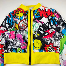 Load image into Gallery viewer, Girls KINETIC CREATIONS, Hip Hop dance costume zip jacket (made in Australia), EUC, size 10,  
