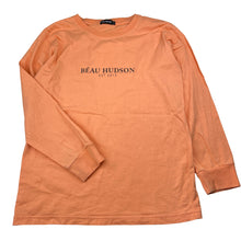 Load image into Gallery viewer, Boys BEAU HUDSON, coral cotton long sleeve tee / top (mark left cuff), GUC, size 9,  