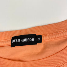 Load image into Gallery viewer, Boys BEAU HUDSON, coral cotton long sleeve tee / top (mark left cuff), GUC, size 9,  