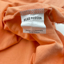 Load image into Gallery viewer, Boys BEAU HUDSON, coral cotton long sleeve tee / top (mark left cuff), GUC, size 9,  